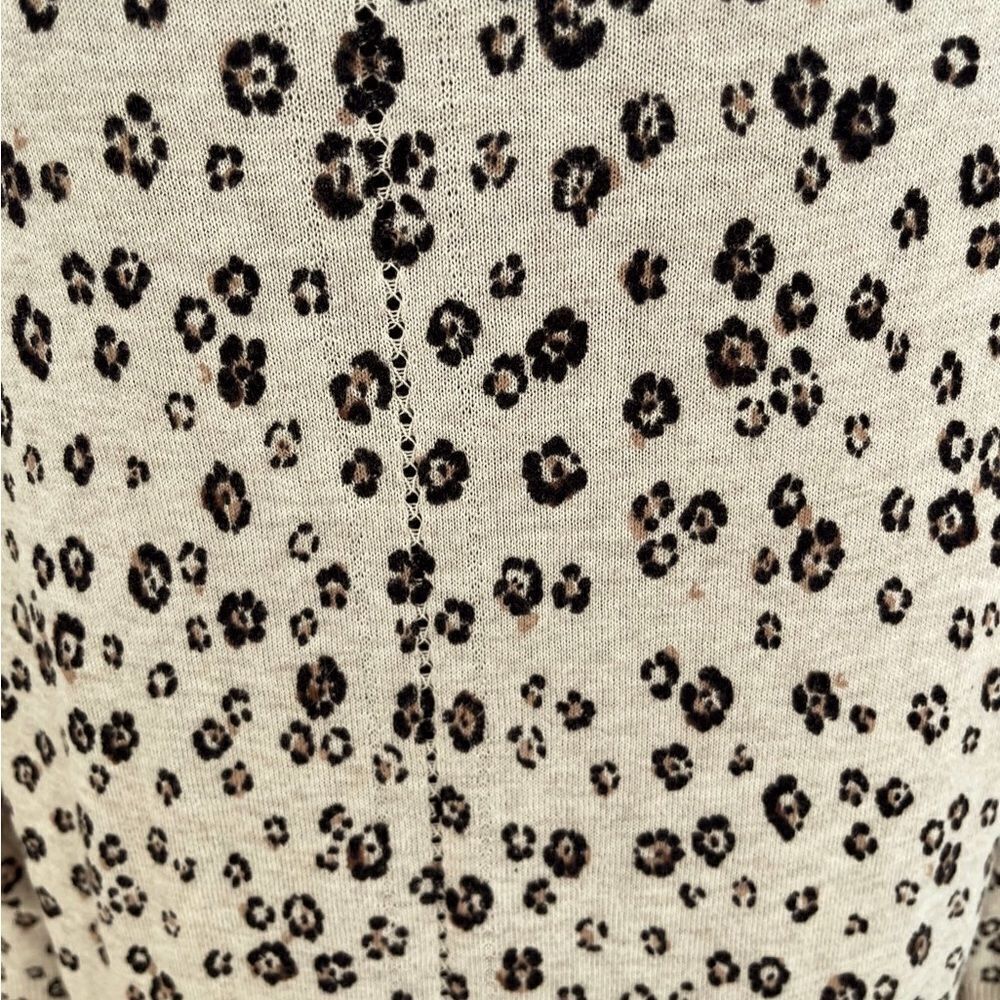 Fat Face Button Front Abstract Flower Print Light… - image 7